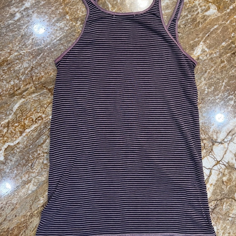 Stateside Brand Tank Top- Women  Size XS- Purple and Grey Striped - Picture 10 of 14